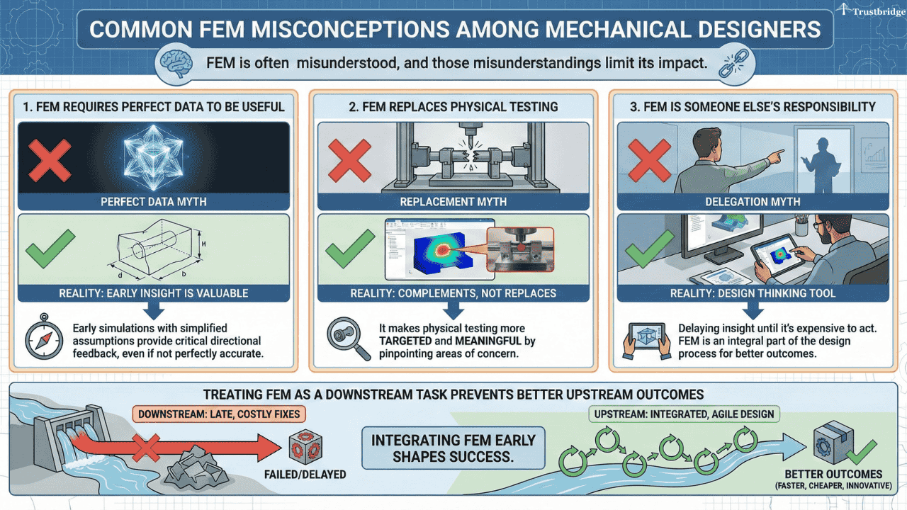 Common FEM Misconceptions Among Mechanical Designers
