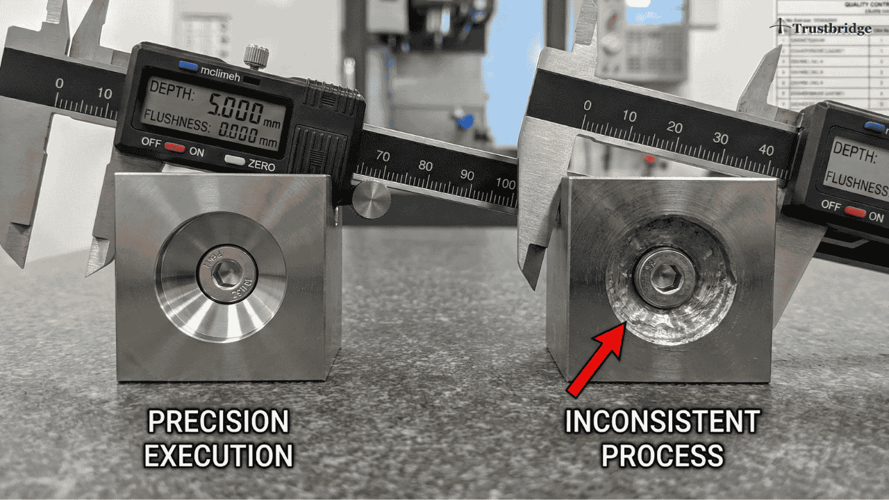 Counterbore Operations as a Precision Indicator