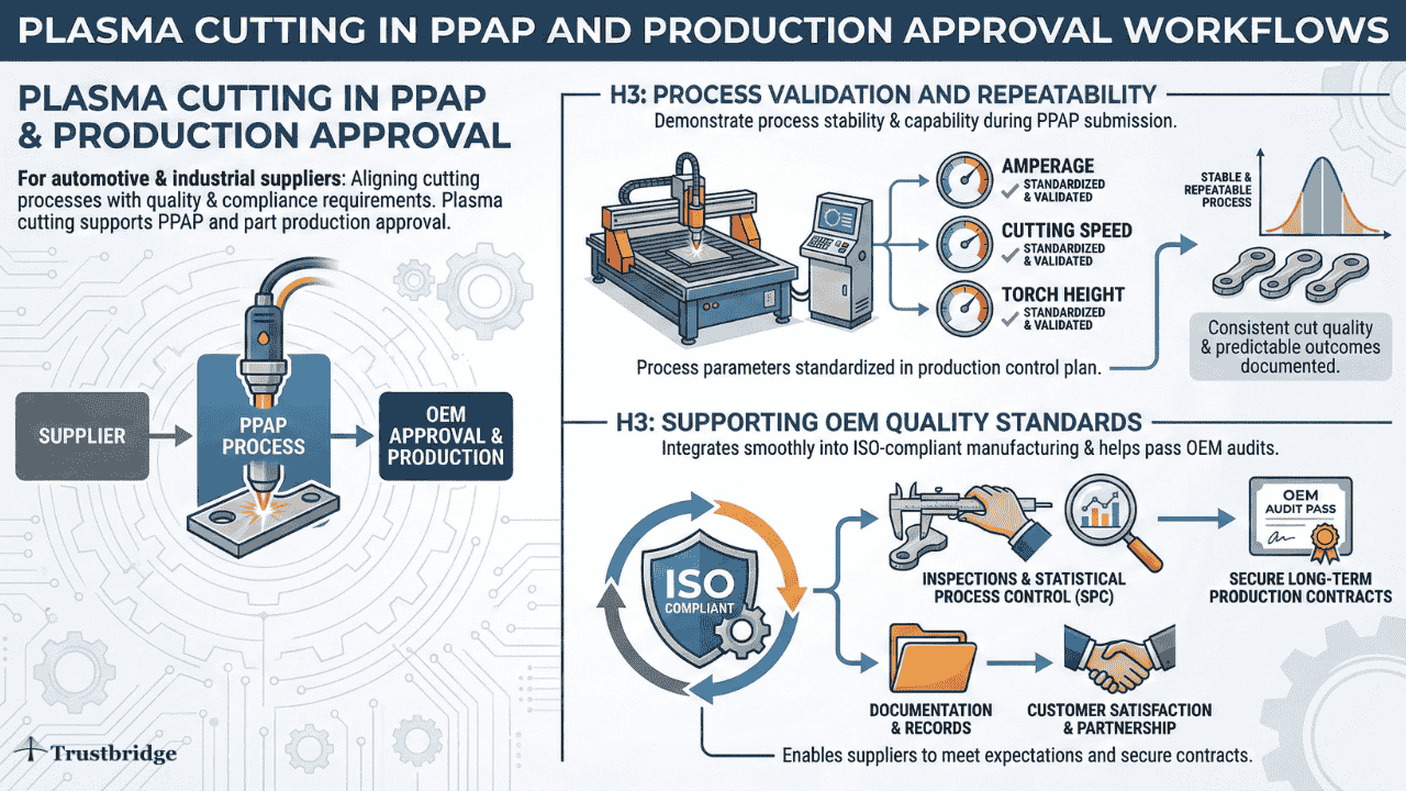 Plasma Cutting in PPAP and Production Approval Workflows