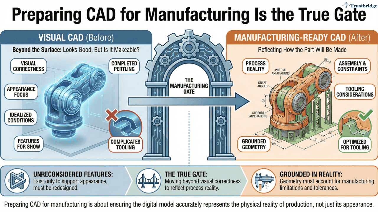 Preparing CAD for Manufacturing Is the True Gate
