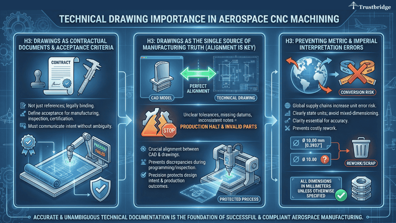 Technical Drawing Importance in Aerospace CNC Machining