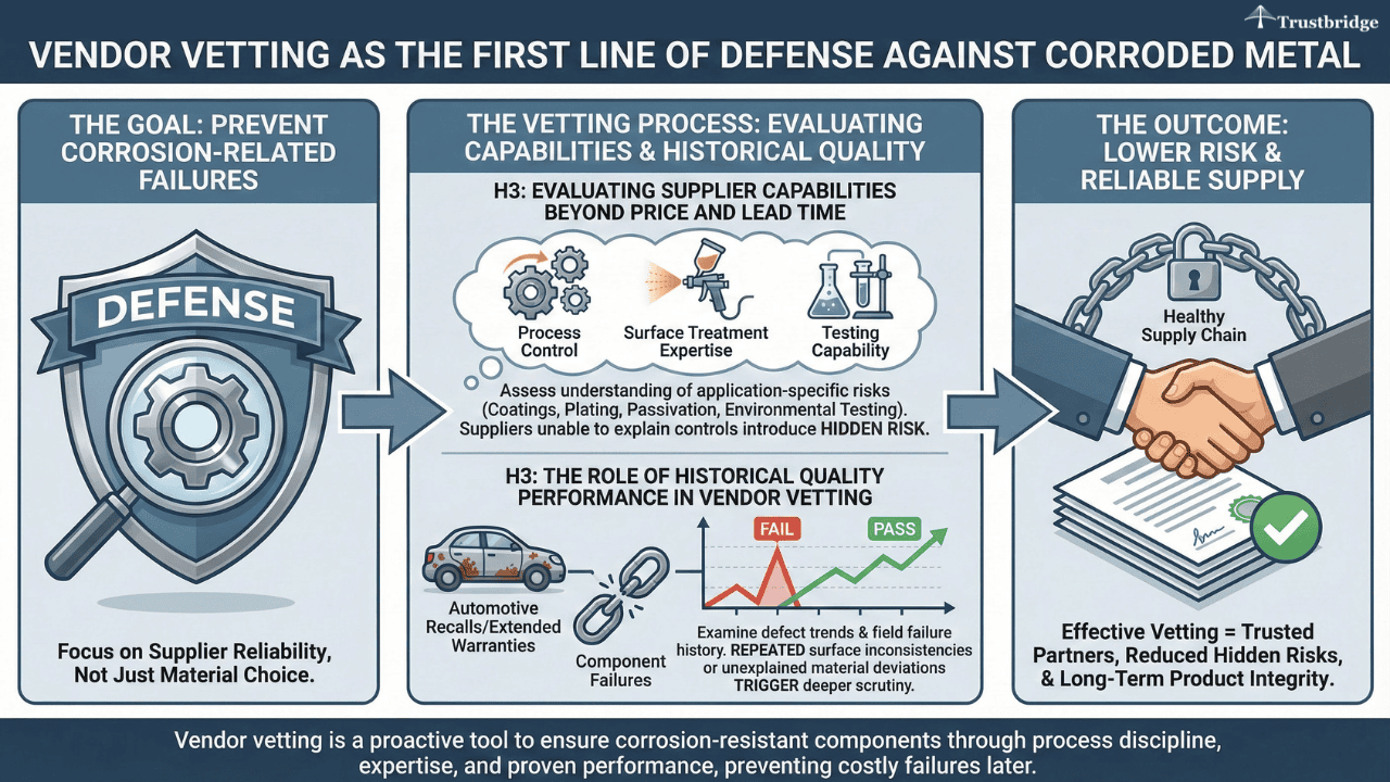 Vendor Vetting as the First Line of Defense Against Corroded Metal
